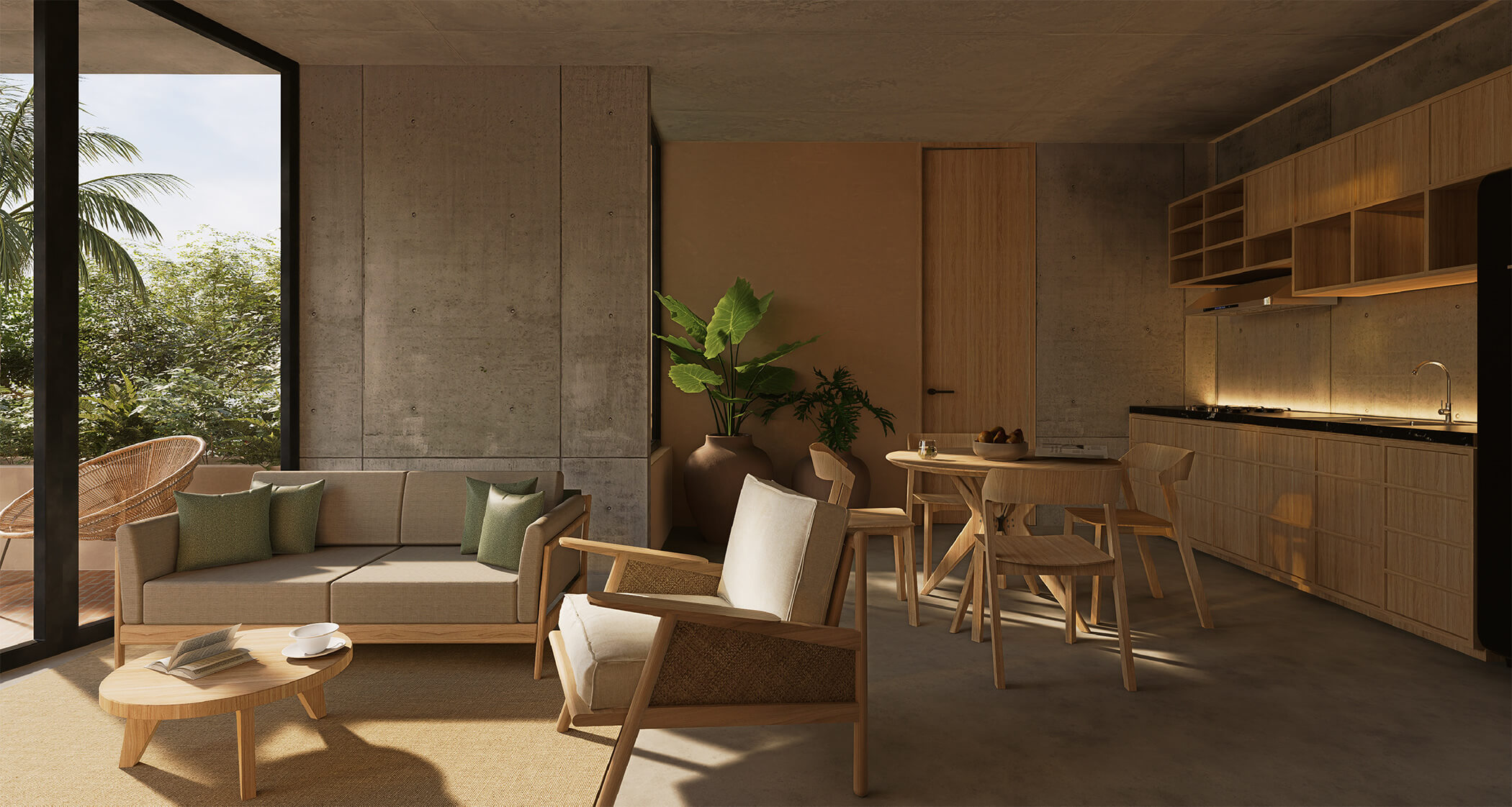 Sala: amplitud, luz y confort en Lohara